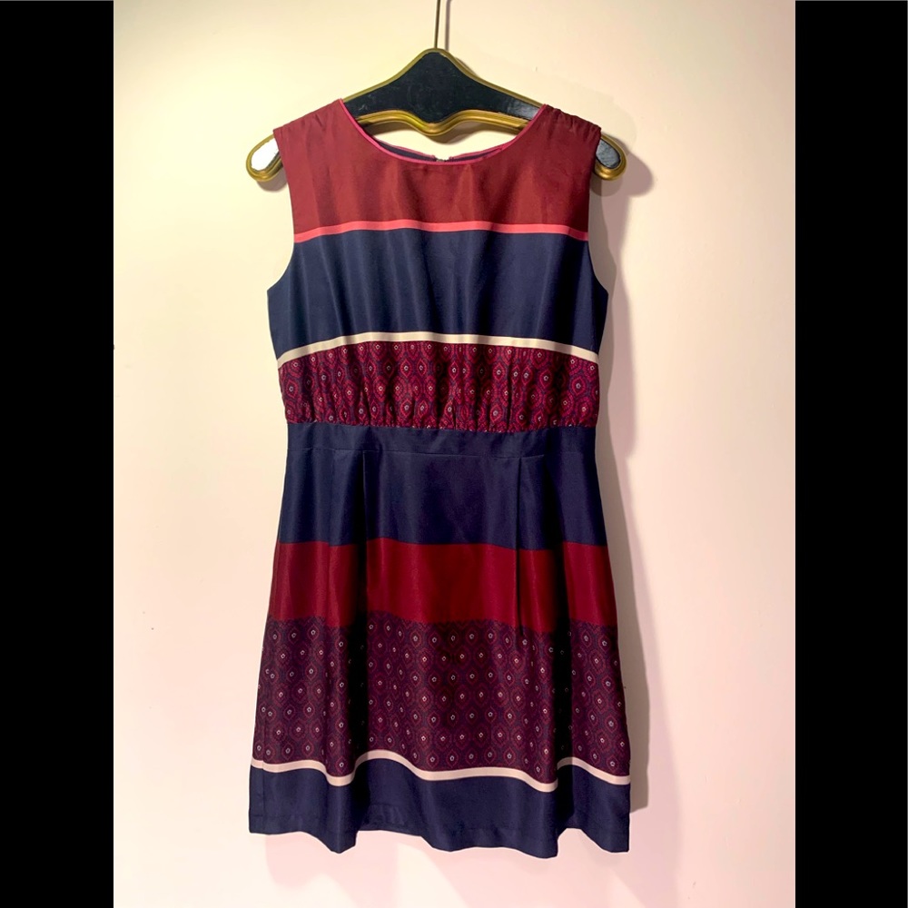 loft dress . Striped and satiny